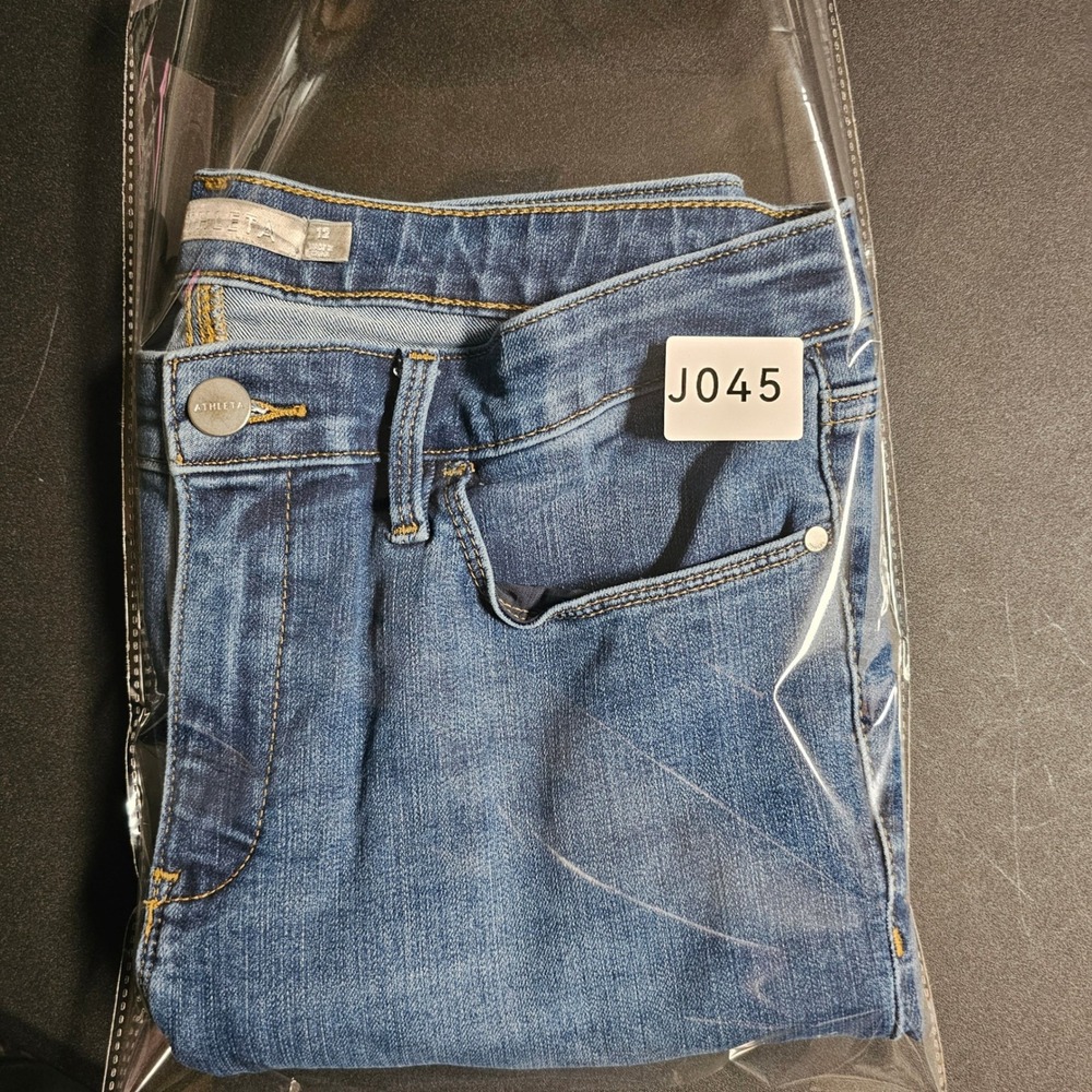 Athleta Sculptek Skinny Jeans Medium Wash Denim Womens Size 12 - Picture 13 of 13